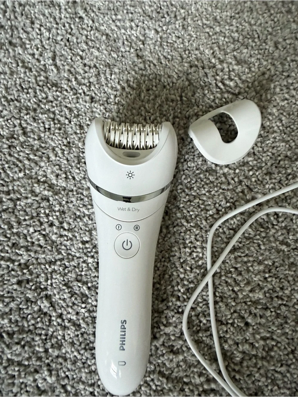 Philips White Cordless Wet & Dry Epilator